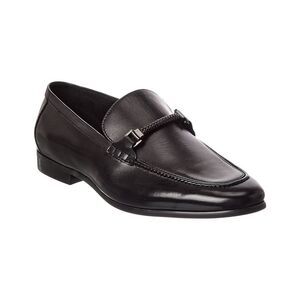 Dune London Scilly Leather Loafer, Black